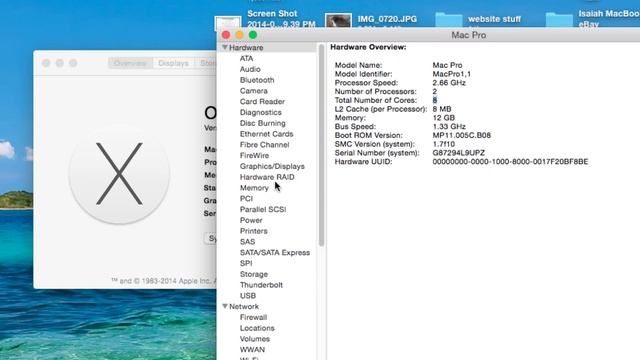 How To: Yosemite On 2006/2007 Mac Pro (1,1 2,1)