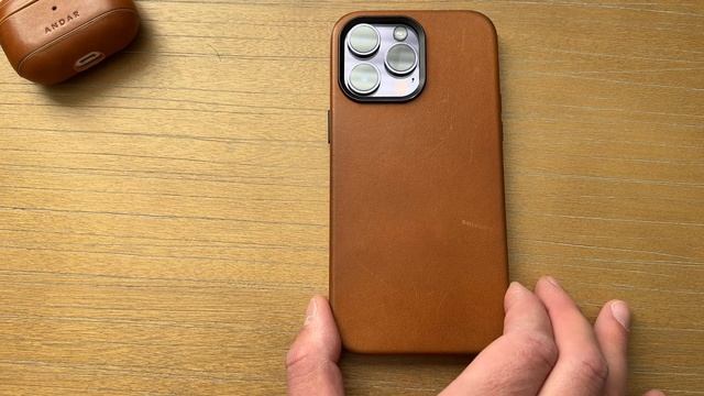Andar Aspen Leather Case For IPhone 14 Pro Max Review - Andar Capsule Airpods Pro Review