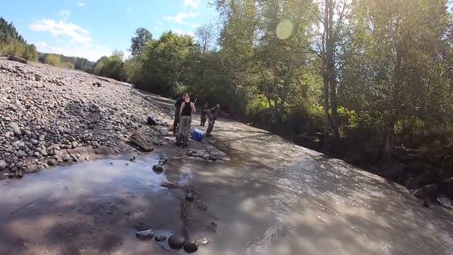 Salmon Snagger BUSTED At River!!! ILLEGAL FISHING