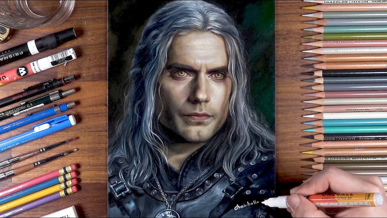 Drawing The Witcher Geralt Of Rivia   Drawholic