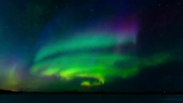 Северное сияние в Time Lapse