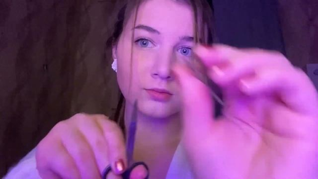 ASMR? | БЕЗ СЛОВ | звуки пинцета и ножниц ✂️  | Sound Of Scissors | #asmr