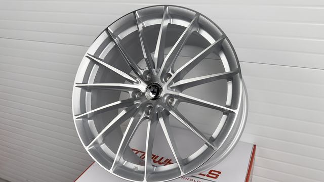 Диски SRL LK026 19 9.5J вес 96kg Silver Machined Face