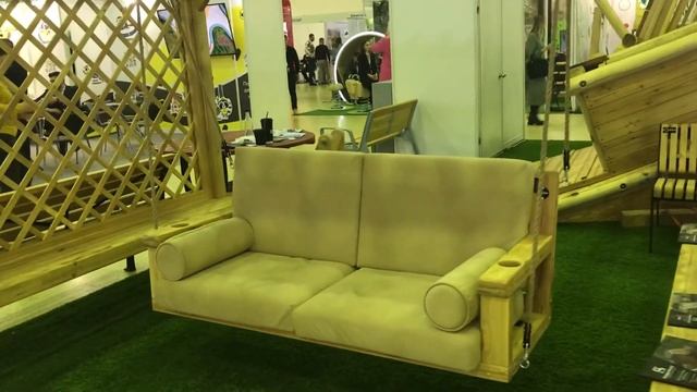 Пергола-качели Багамы на выставке ParkSeason Expo