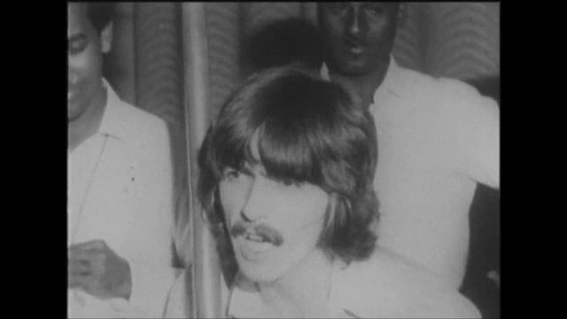 George Harrison recording Wonderwall Music 1968