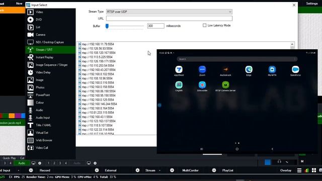 How To Connect Phone Camera Through RTSP Camera Server To Vmix