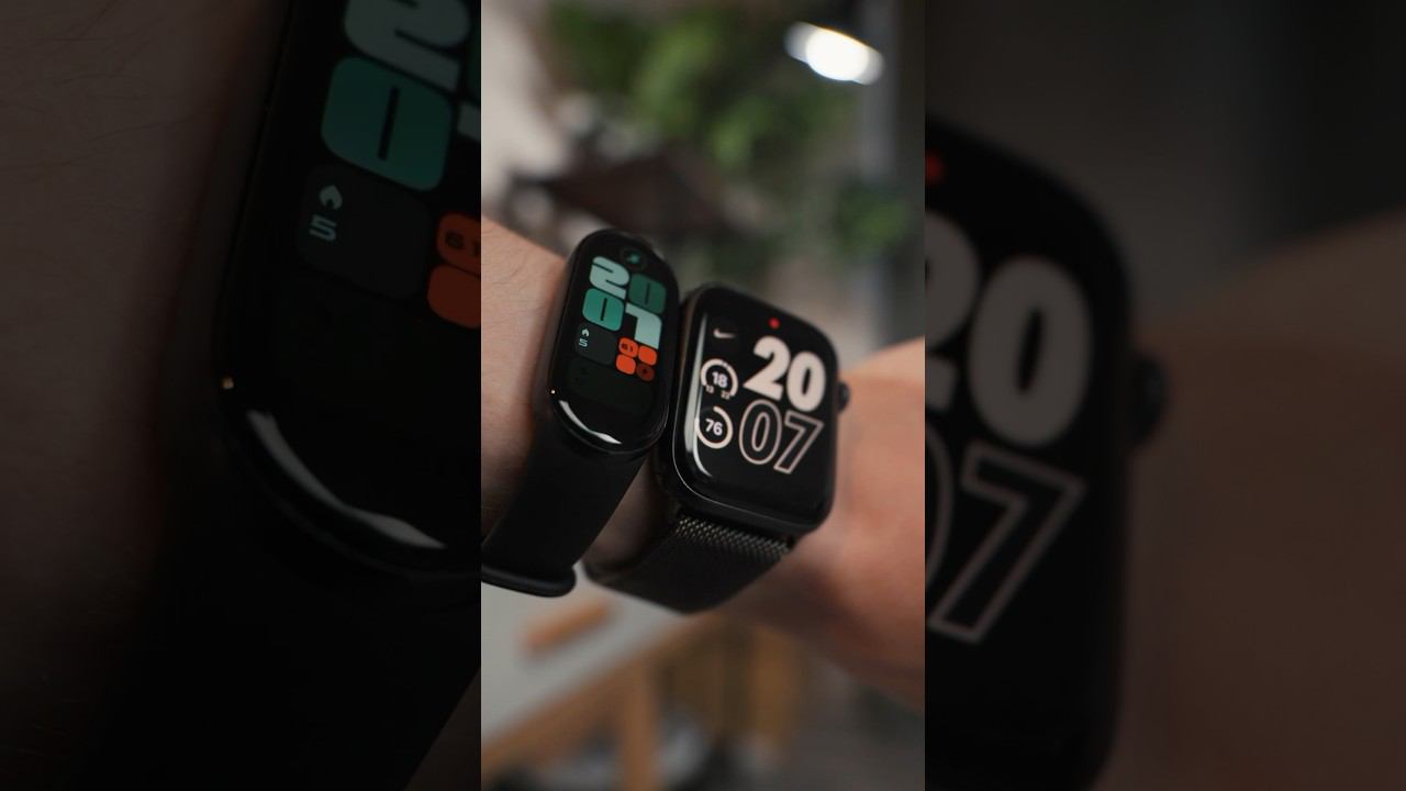 БОЖЕСТВЕННОЕ СРАВНЕНИЕ Mi Band 9 и Apple Watch 9⌚️