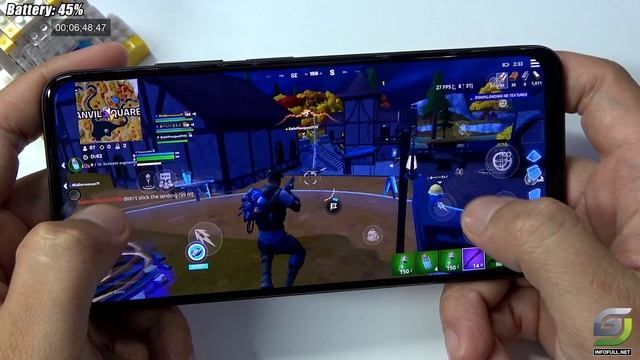 Xiaomi Redmi Note 12s Fortnite Gameplay