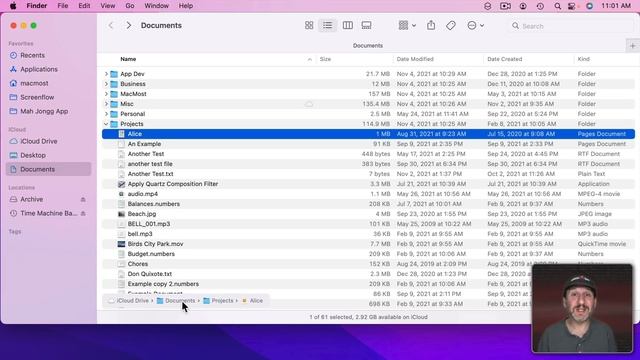 The New Quick Look Finder Path Bar