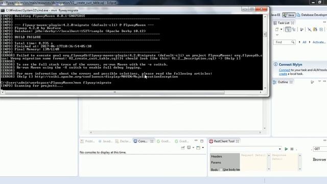 Flyway Tutorial - 3. Flyway Plugin For Maven Project