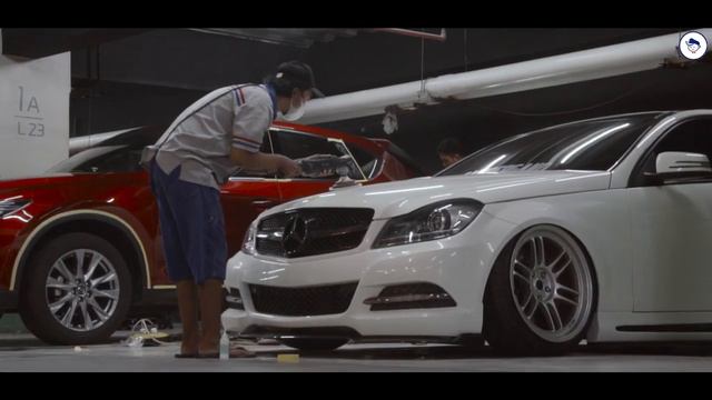 PROSES BODY POLISH MERCEDES BENZ W204 COUPE SI CANTIK GEISHA DI AUTOSCHOON