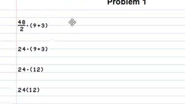 48÷2(9+3)