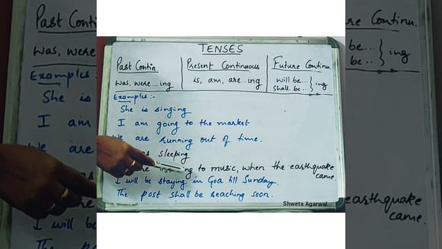Tensespresent continuouspast continuousfuture continuous
