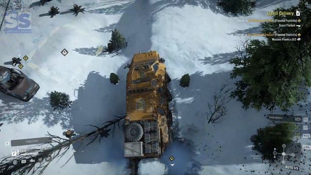 SnowRunner - Big Salmon Peak Full Map | Big Salmon Peak Upgrade Location And Hidden Vehicle