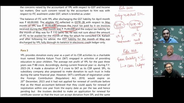CA Final Paper-6 IBS RTP Discussion | CA Chinmaya Hegde | CMA Tharun Raj | CA Punarvas Jayakumar