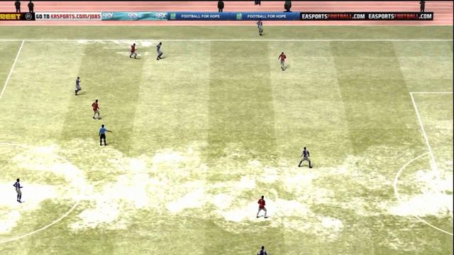 Fifa 12 Strange Pitch Glitch