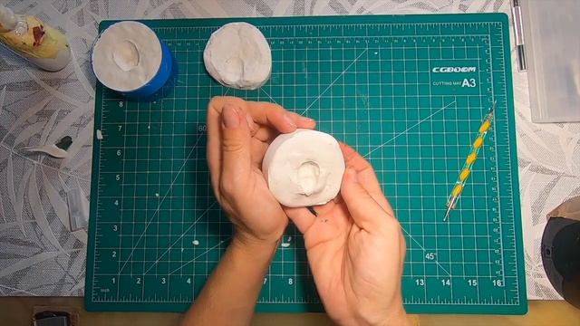 Молд из керафлота (keraflott) и гипса. Форма для заливки. Diy