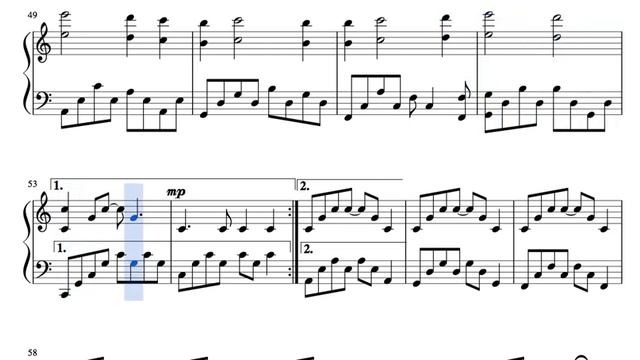 Titanic Partitura De Piano En Do Mayor C