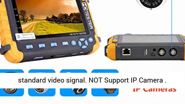 5 Inch 4 In 1 CCTV Monitor Tester Coaxial Analog Video Monitor Tester
