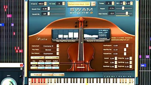 IMPROVISATION (Swam Audio Modeling Violin Demo)