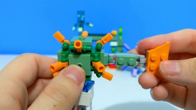 LEGO Minecraft Set 21180 The Guardian Battle