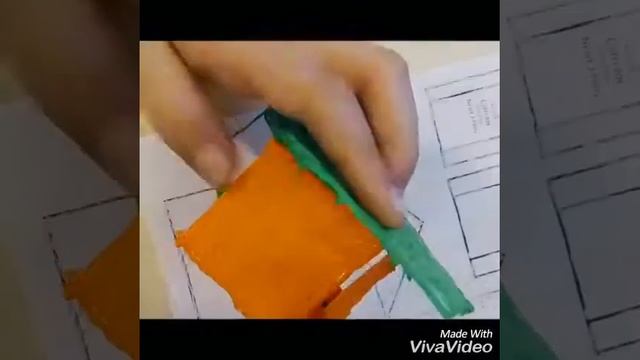 Домик 3д ручкой.