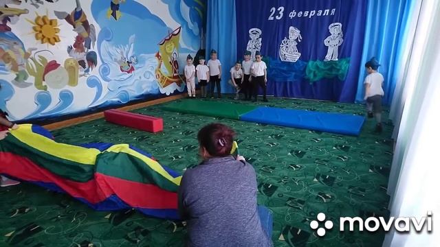 Музыкально-спортивное развлечение к 23 февраля!