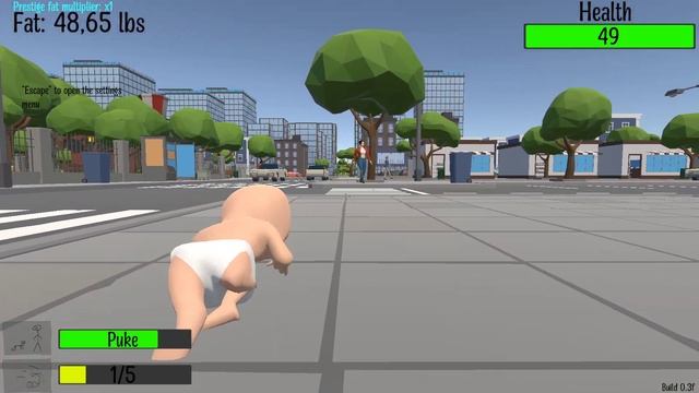 САМЫЙ ТОЛСТЫЙ МЛАДЕНЕЦ В МИРЕ!ИГРА FAT BABY ПРОХОЖДЕНИЕ НА РУССКОМ!ФАТ БЕЙБИ!РЕБЁНОК!ШОУ ХРИПЛОГО!