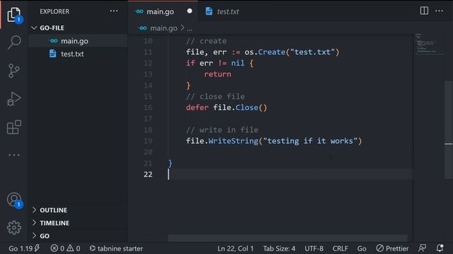 Handling Files In Golang