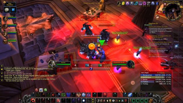 [WOTLK Beta] Matanza De Stratholme HC, Tankeando Sin Equipo, Talentos Ni Glifos
