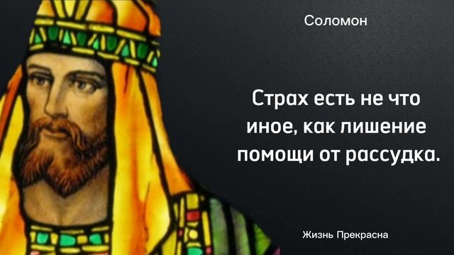 Мудрость Соломона. Цитаты, афоризмы, мудрые мысли.