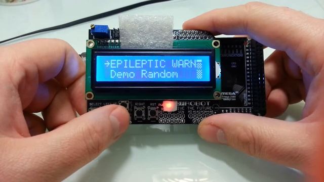 Part 3. LCD Keypad Shield + Mega256 + L-Menu + SoftPWM + LED Demos