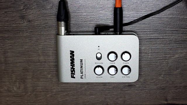 Fishman Platinum Stage EQDI Analog Preamp - Sound Demo no talking