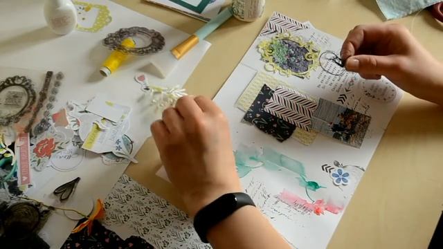 Скрапбукинга. Альбом. СП уютный апрель