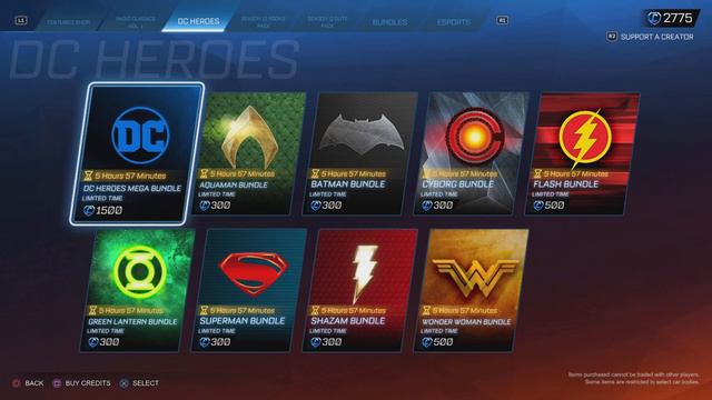 Rocket League Item Shop Today(11 September 2023)