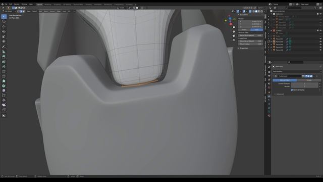 Scifi Hardsurface Glove Time-lapse Part 1
