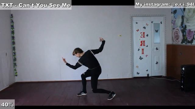 TXT - Cant You See Me full dance tutorial by E.R.I  Разбор хореографии зеркальноеmirrored