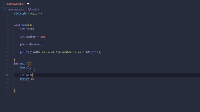Memory Leak In C Programming