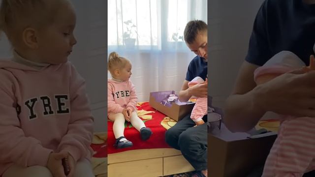 Пупс Малятко-янголятко. Розпаковка сенсорного пупса.