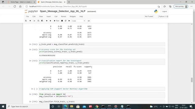 Spam Message Detector ML App Deployed On Google Kubernetes Engine (GKE) In GCP
