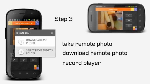 Camera Remote Android Application