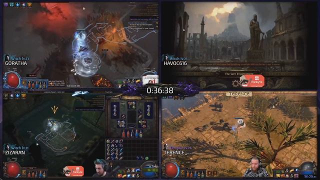 Path Of Exile: Exilecon Race Qualifers Final - Act 5 Kitava Kill VoD