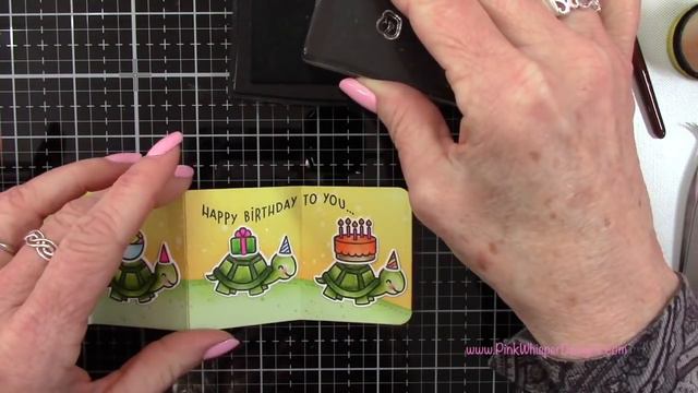 Lawn Fawn Birthday Cake Parade Card