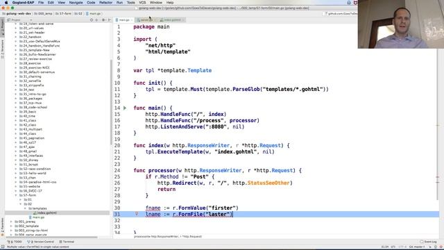 Golang Form - Gathering Data From HTML Forms