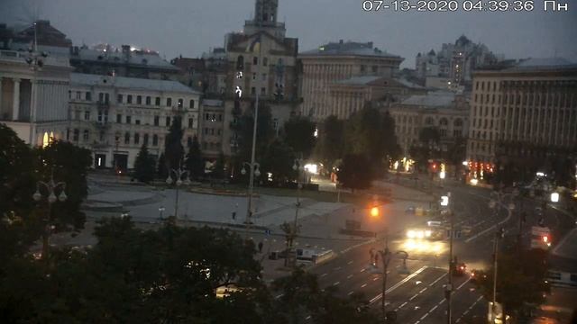 Веб-камера Киев Европейская площадь + Майдан 2020 07 13