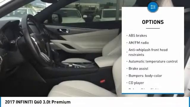 2017 INFINITI Q60 Dallas TX,  Ft. Worth TX,  Grapevine TX HM360281