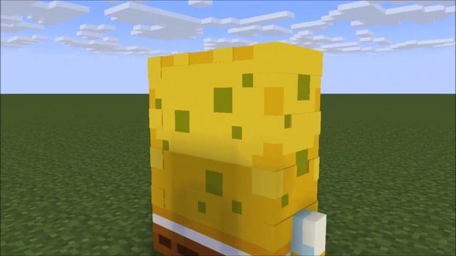 SpongeBob Minecraft DLC Mine-imator Rig (Download Is In The Description)