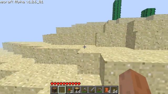 Minecraft Alpha 1.2.6 часть 2 (NO MОNTAGE)