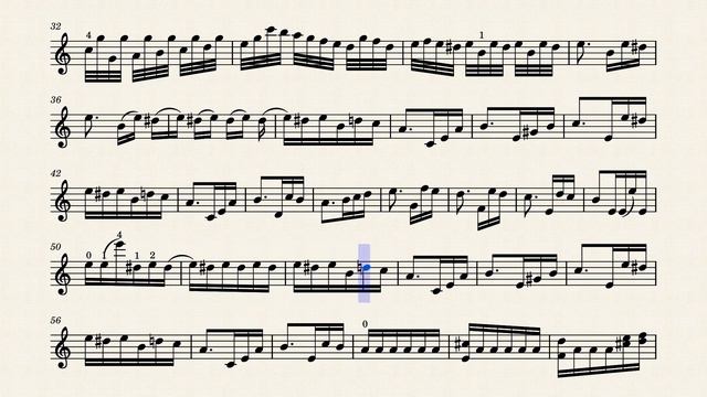 Fuer Elise Violin Solo By Beethoven - Music Sheet