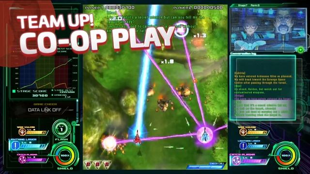 Raiden V: Director's Cut - Official Gameplay Launch Trailer